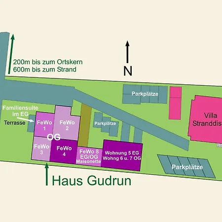 Apartman Stranddistel, Haus Gudrun Whg 8